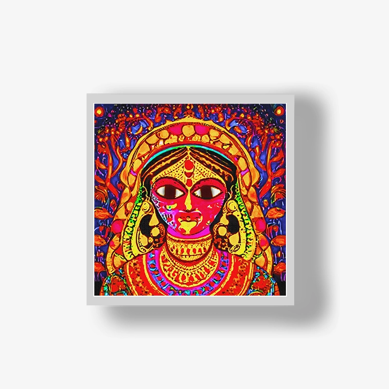 Indian wedding bride wall art