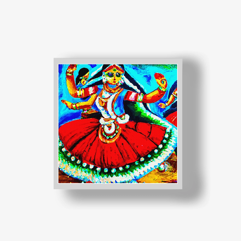 ghoomar dance wall art