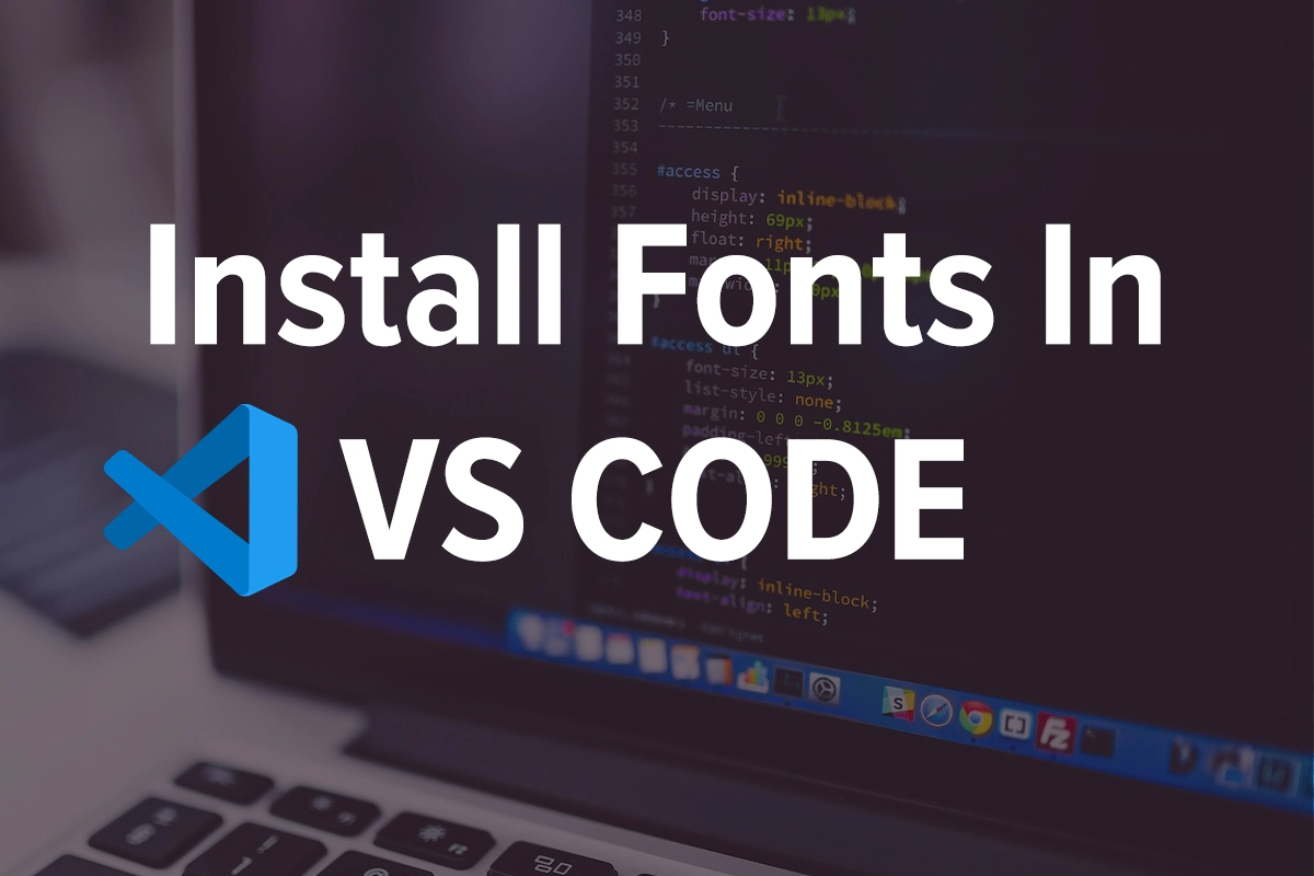 install fonts in visual studio code