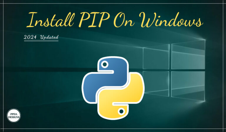 how to install PIP on windows easily