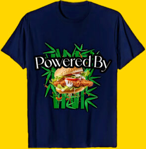 powered by t-shirt